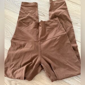 Brown lululemon align leggings